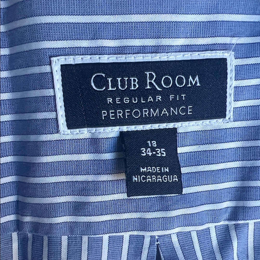 Club Room Performance Striped Shirt - Picture 4 of 5